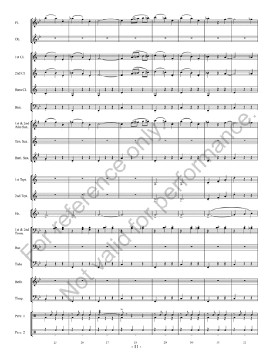 A Haunted Trilogy A Haunted Trilogy Concert Band scores gallery preview page 12