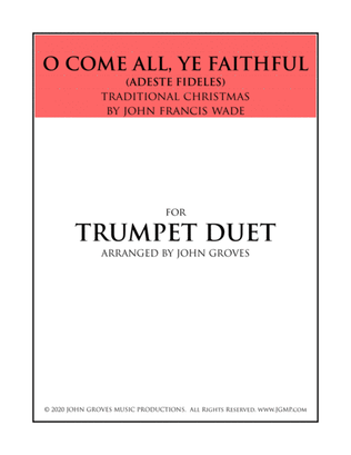 O Come, All Ye Faithful (Adeste Fideles) - Trumpet Duet