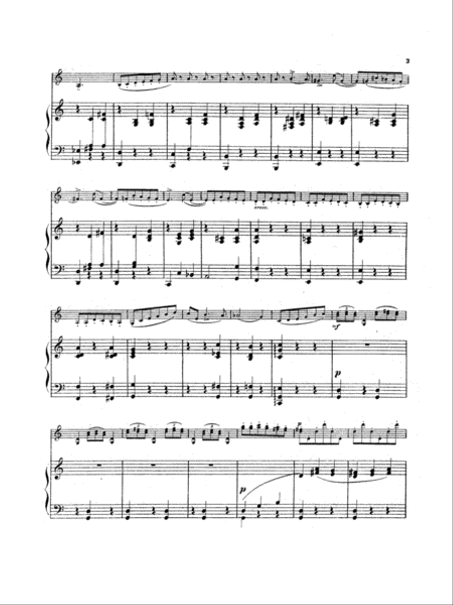 Valse Scherzo, Op. 34 (Urtext) Small Ensemble scores gallery preview page 4