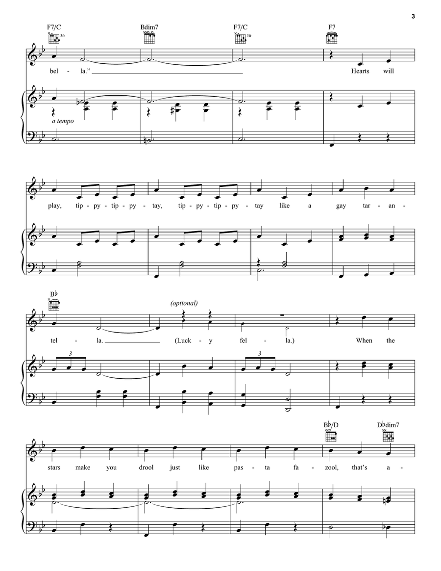 That's Amore (That's Love) Guitar scores gallery preview page 3