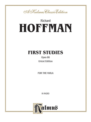 Book cover for First Studies, Op. 86