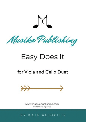 Book cover for Easy Does It - Jazz Duet for Viola and Cello
