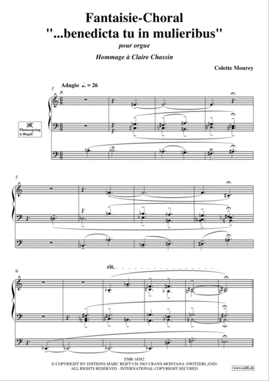 Fantaisie-Choral Choir scores gallery preview page 3