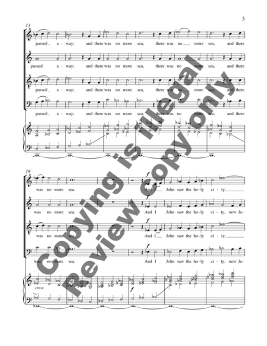 And I saw a new heaven SSATB scores gallery preview page 13