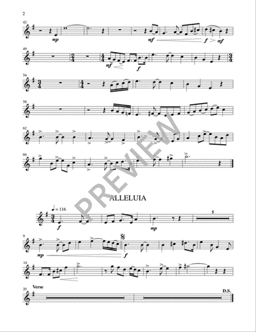 A Mass of Life - Instrument edition Trombone scores gallery preview page 3