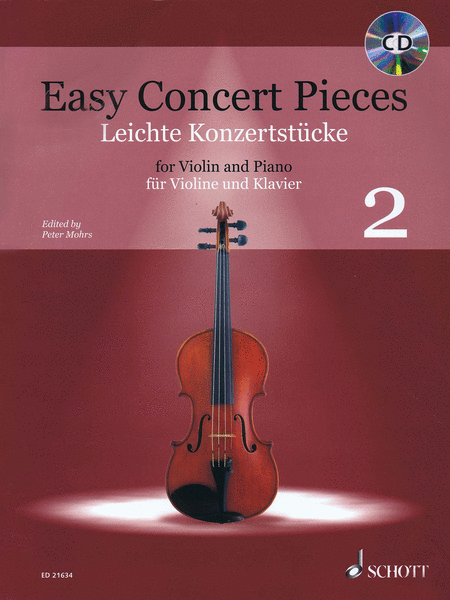 Easy Concert Pieces Violin And Piano Edition With Cd