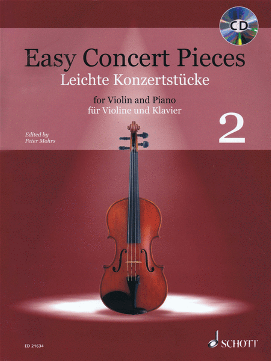 Easy Concert Pieces – Volume 2 Violin Solo scores gallery preview page 1