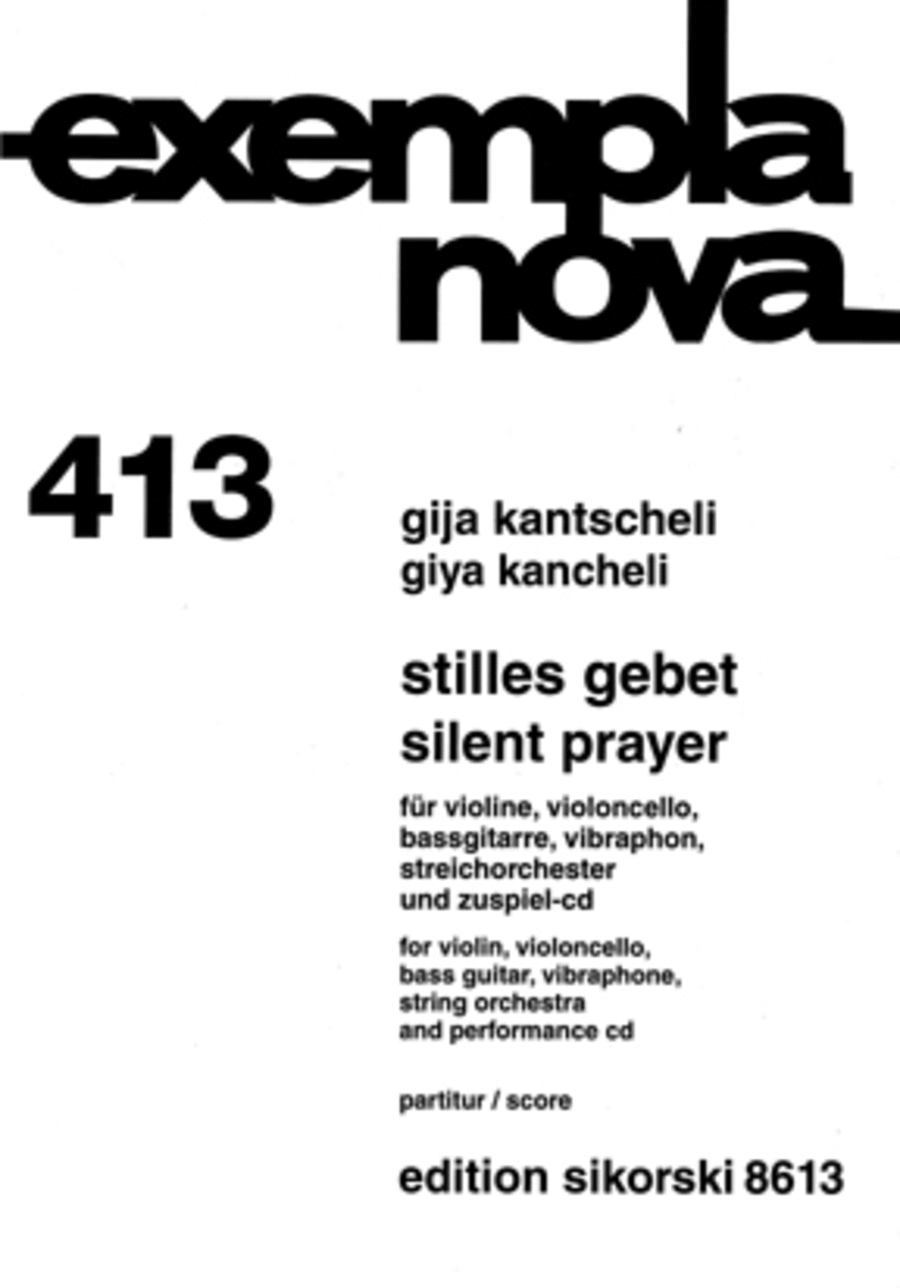 Silent Prayer String Orchestra scores gallery preview page 1