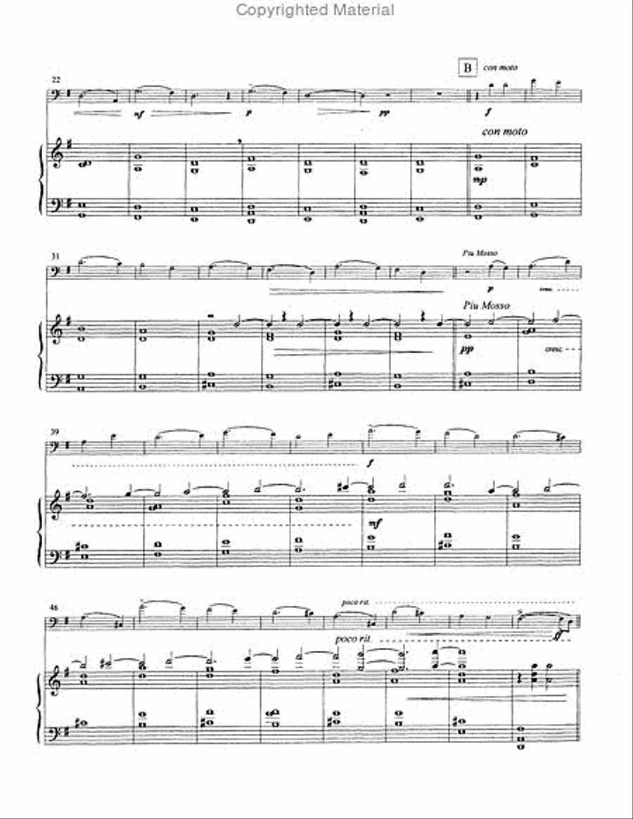 Concerto for Euphonium Euphonium scores gallery preview page 5