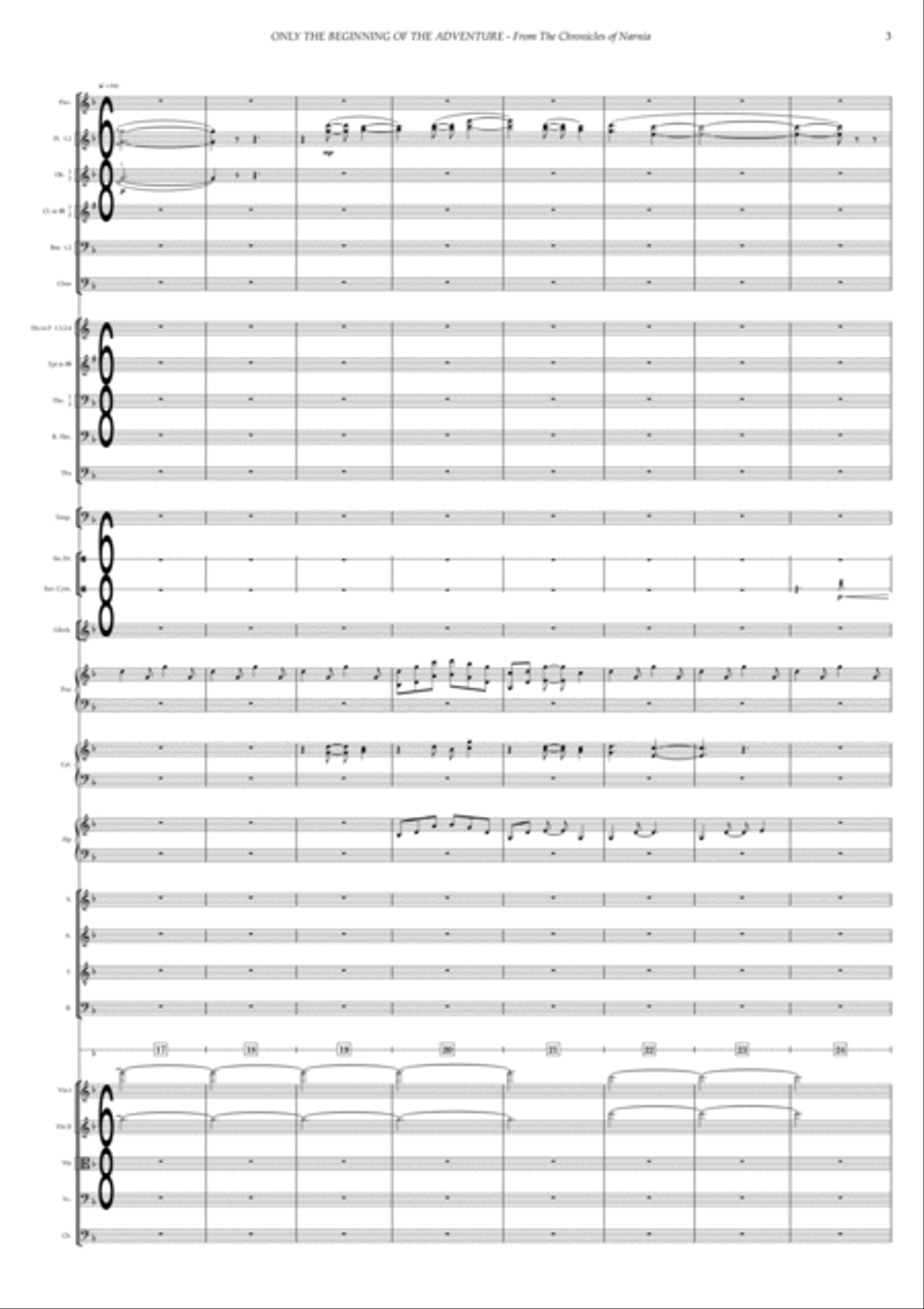 Only The Beginning Of The Adventure Full Orchestra scores gallery preview page 6