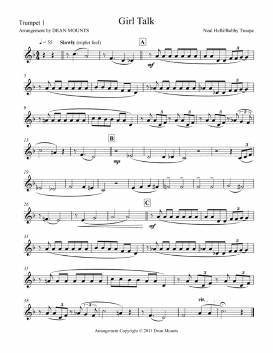 Girl Talk Brass Ensemble scores gallery preview page 4