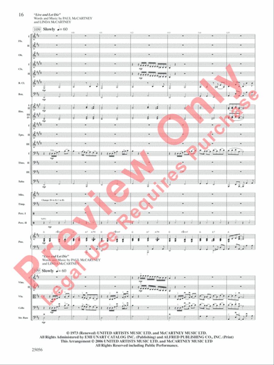James Bond Medley James Bond Medley Full Orchestra scores gallery preview page 17