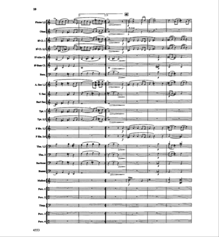 All Things Bright and Beautiful Concert Band scores gallery preview page 10