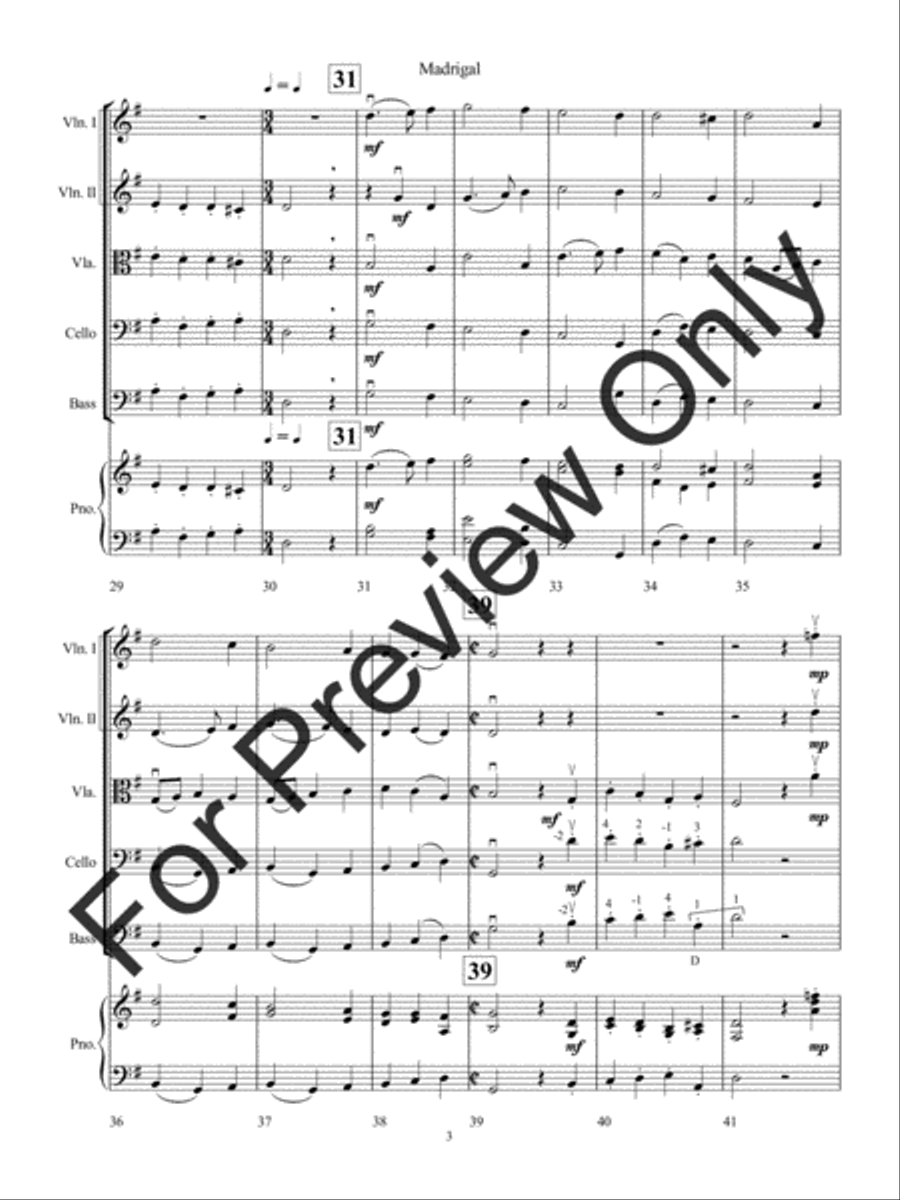 Madrigal (Score) Choir scores gallery preview page 6