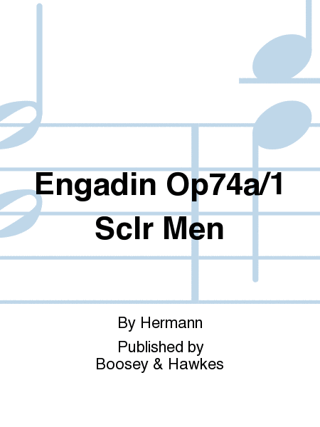 Engadin Op74a/1 Sclr Men