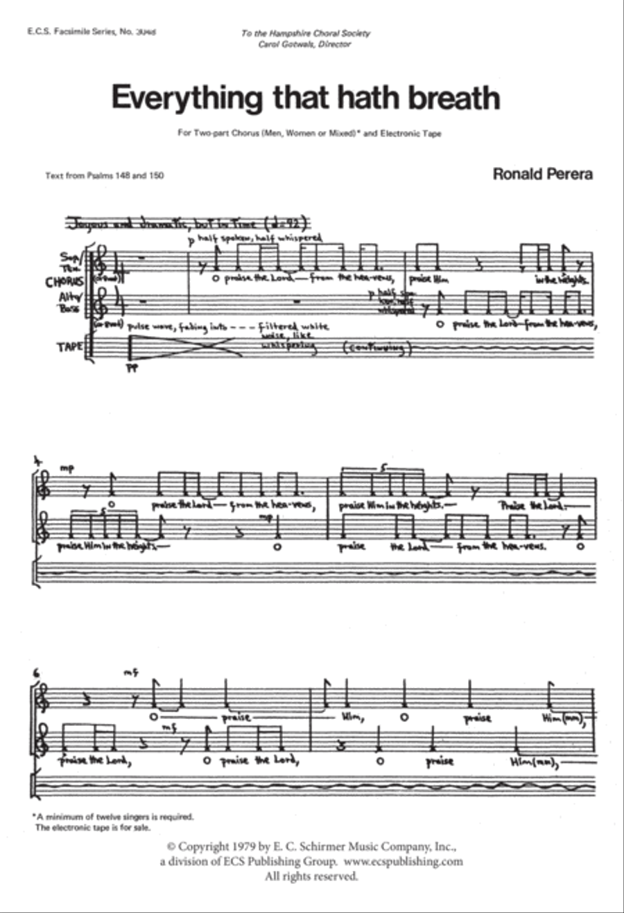 Everything That Hath Breath 2-Part scores gallery preview page 2