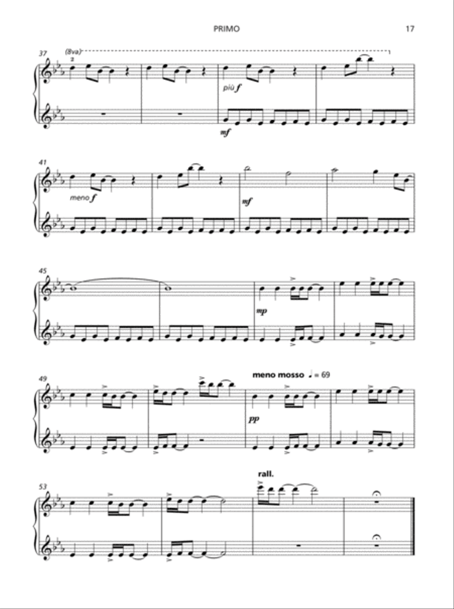 Piano Sketches Duets Book 1 Piano Duet scores gallery preview page 16