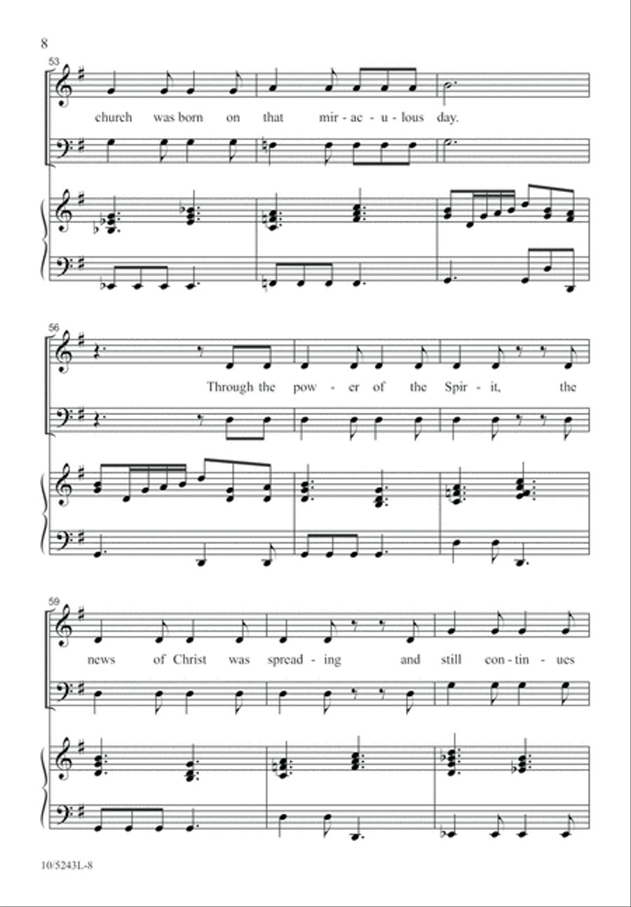 It's the Spirit of God! It's the Spirit of God! 2-Part scores gallery preview page 8