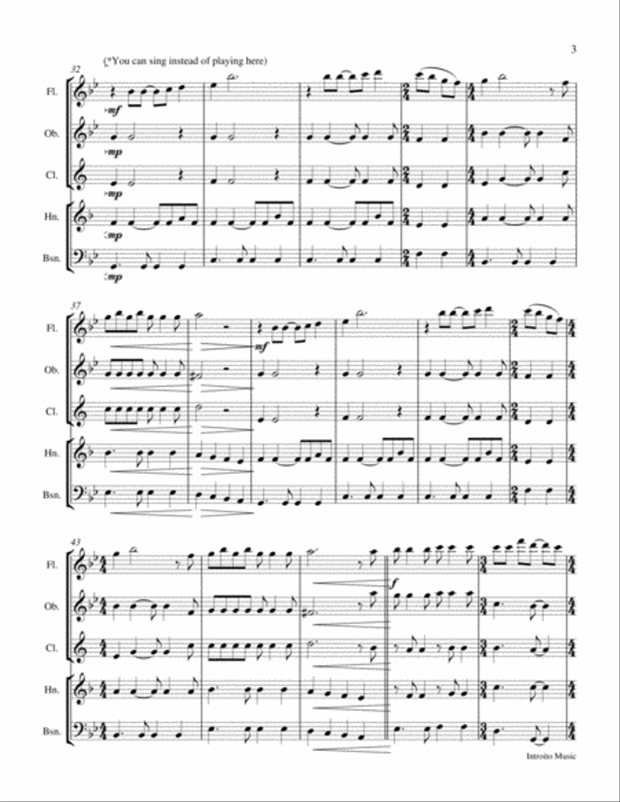 I Say A Little Prayer I Say A Little Prayer Woodwind Quintet scores gallery preview page 3