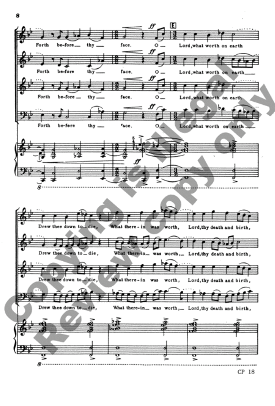 Dirge for the Savior Dirge for the Savior 4-Part scores gallery preview page 20