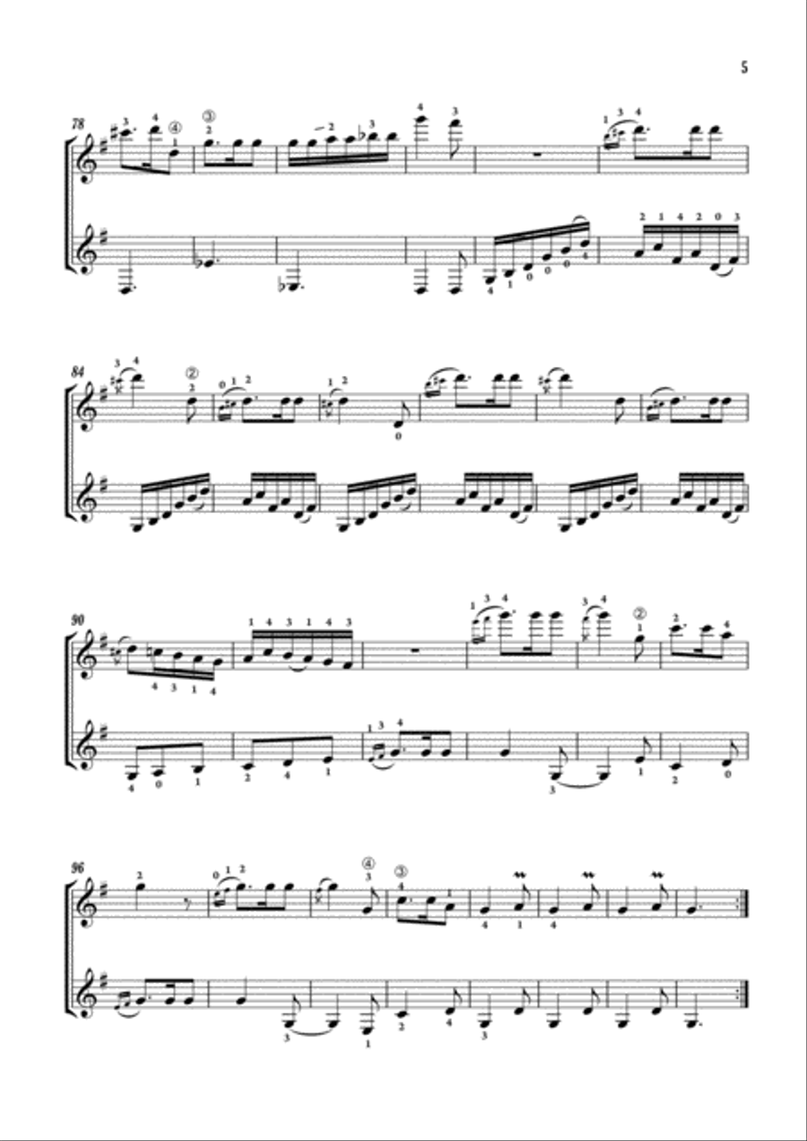 Sonata R.108 Acoustic Guitar scores gallery preview page 5