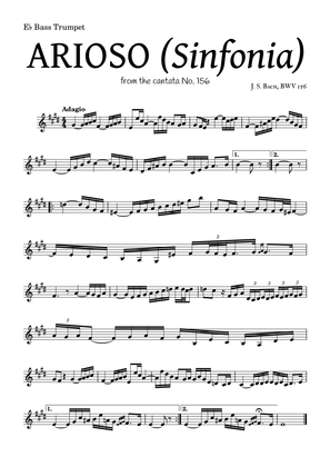ARIOSO, by J. S. Bach (sinfonia) - for E♭ Bass Trumpet and accompaniment