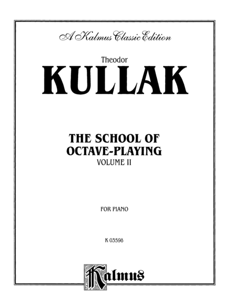 School of Octave Playing, Volume II