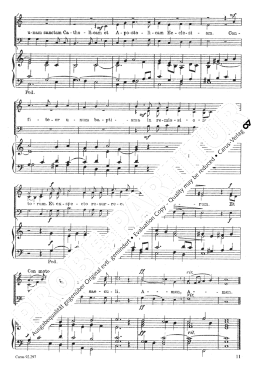 Missa Salve Regina 3-Part scores gallery preview page 12