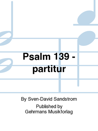 Psalm 139 - partitur