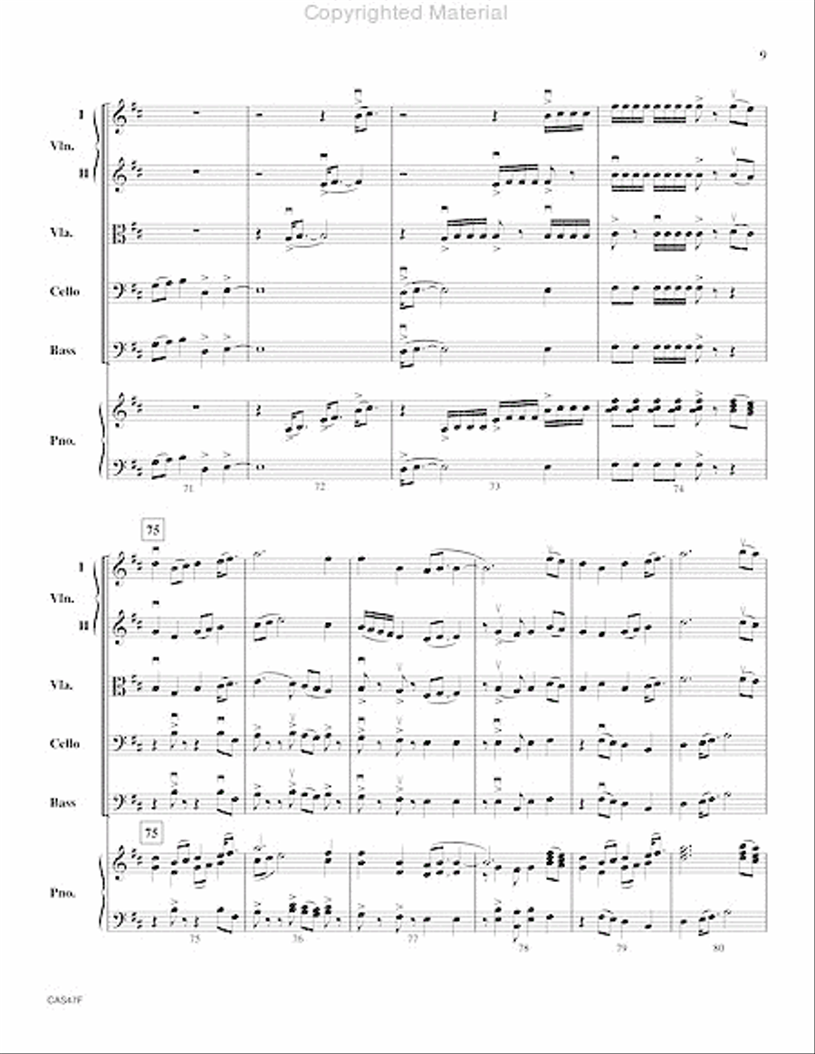 The Blacksmith String Orchestra scores gallery preview page 10