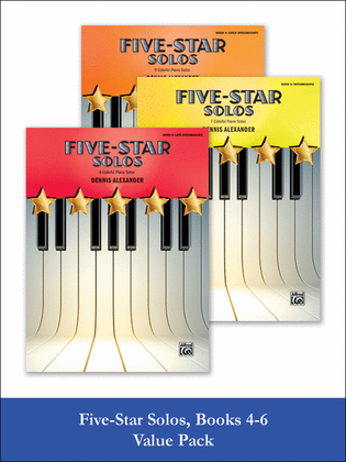 Book cover for Five-Star Solos 4-6 (Value Pack)