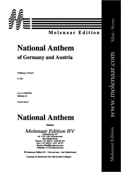 National Anthem of Germany and Austria
