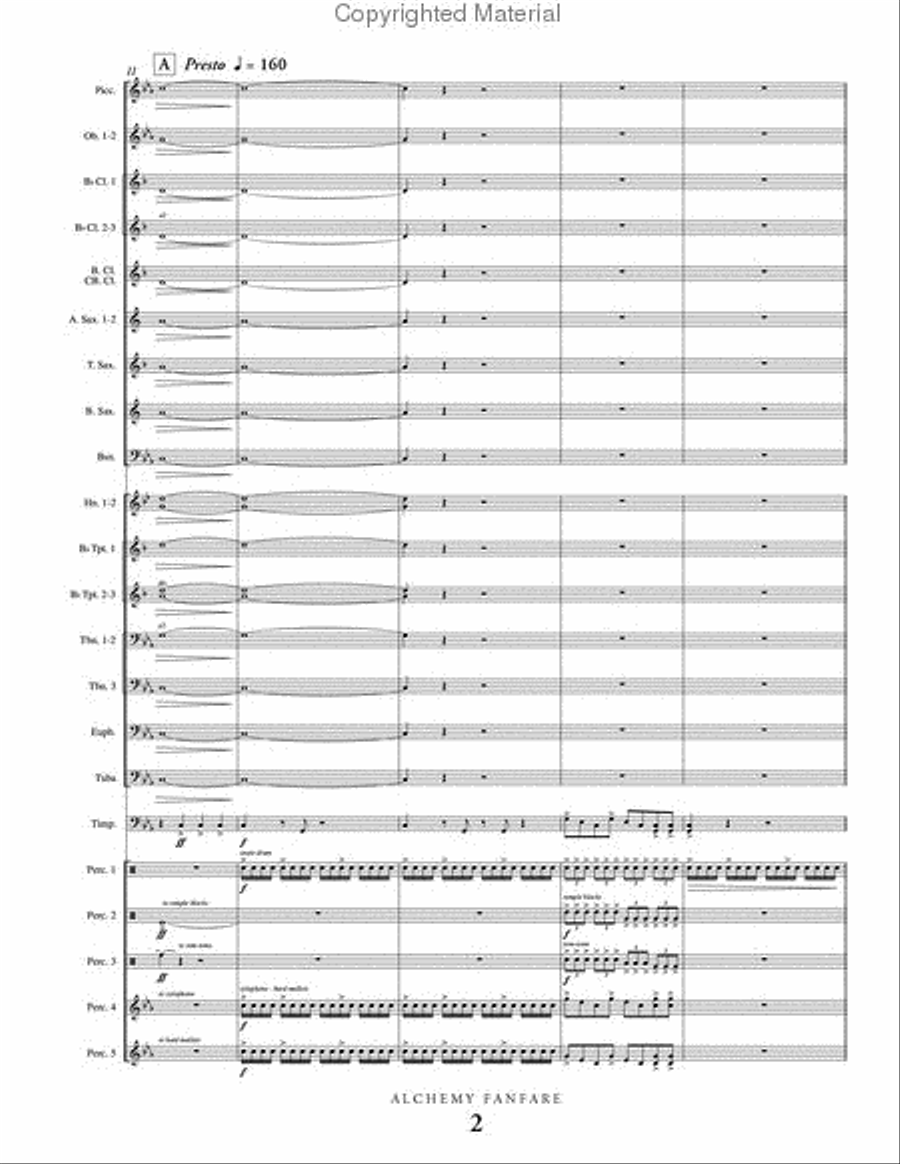 Alchemy Alchemy Concert Band scores gallery preview page 3
