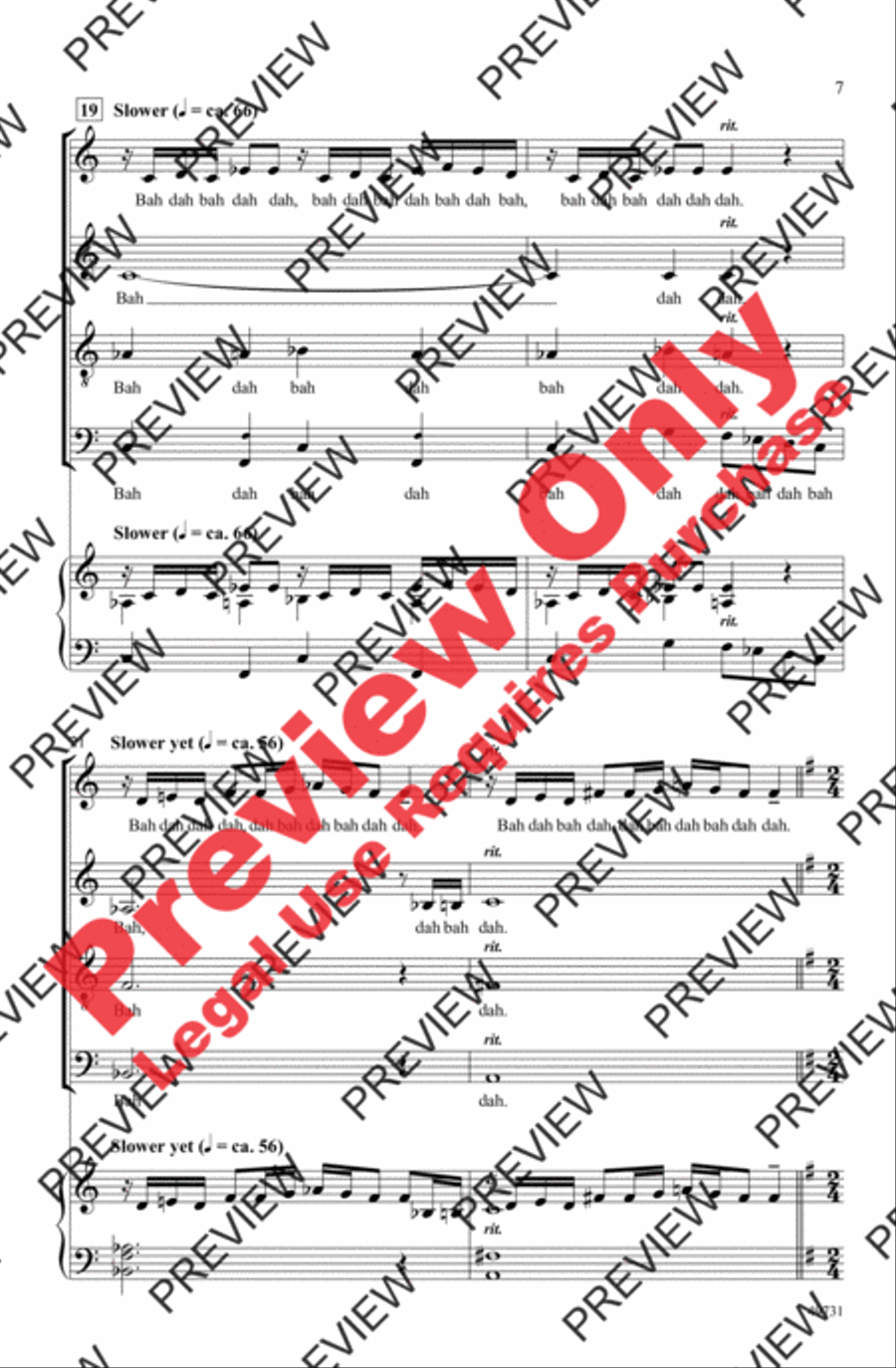 Rhapsody in Blue Rhapsody in Blue 4-Part scores gallery preview page 7