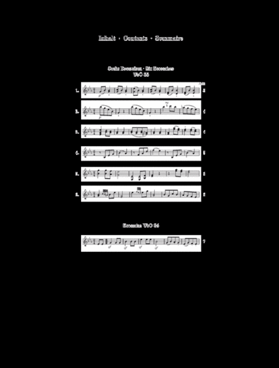 Ecossaises WoO 83 and WoO 86 Piano Solo scores gallery preview page 2