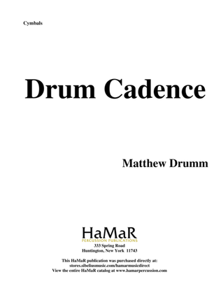 Book cover for Drum Cadence