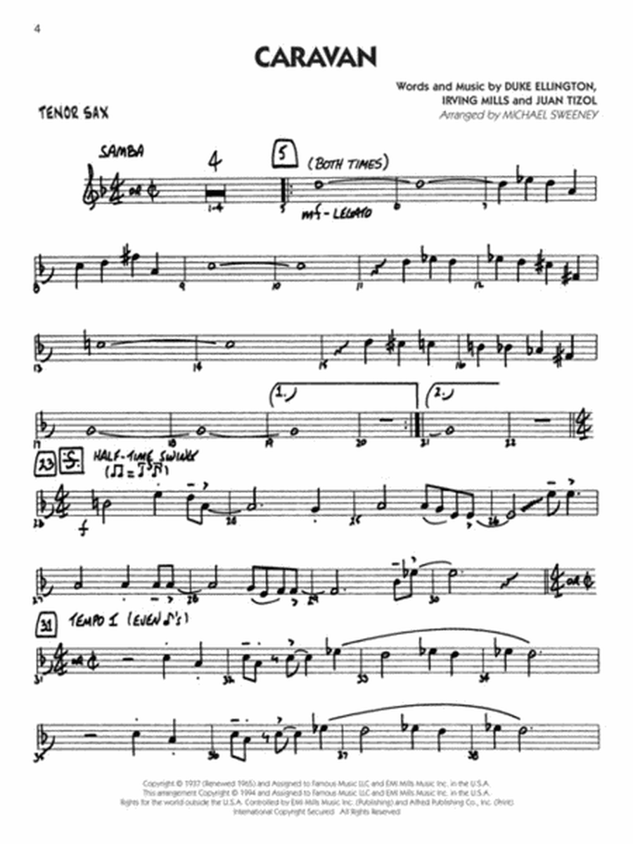 Duke Ellington - Tenor Sax image number null