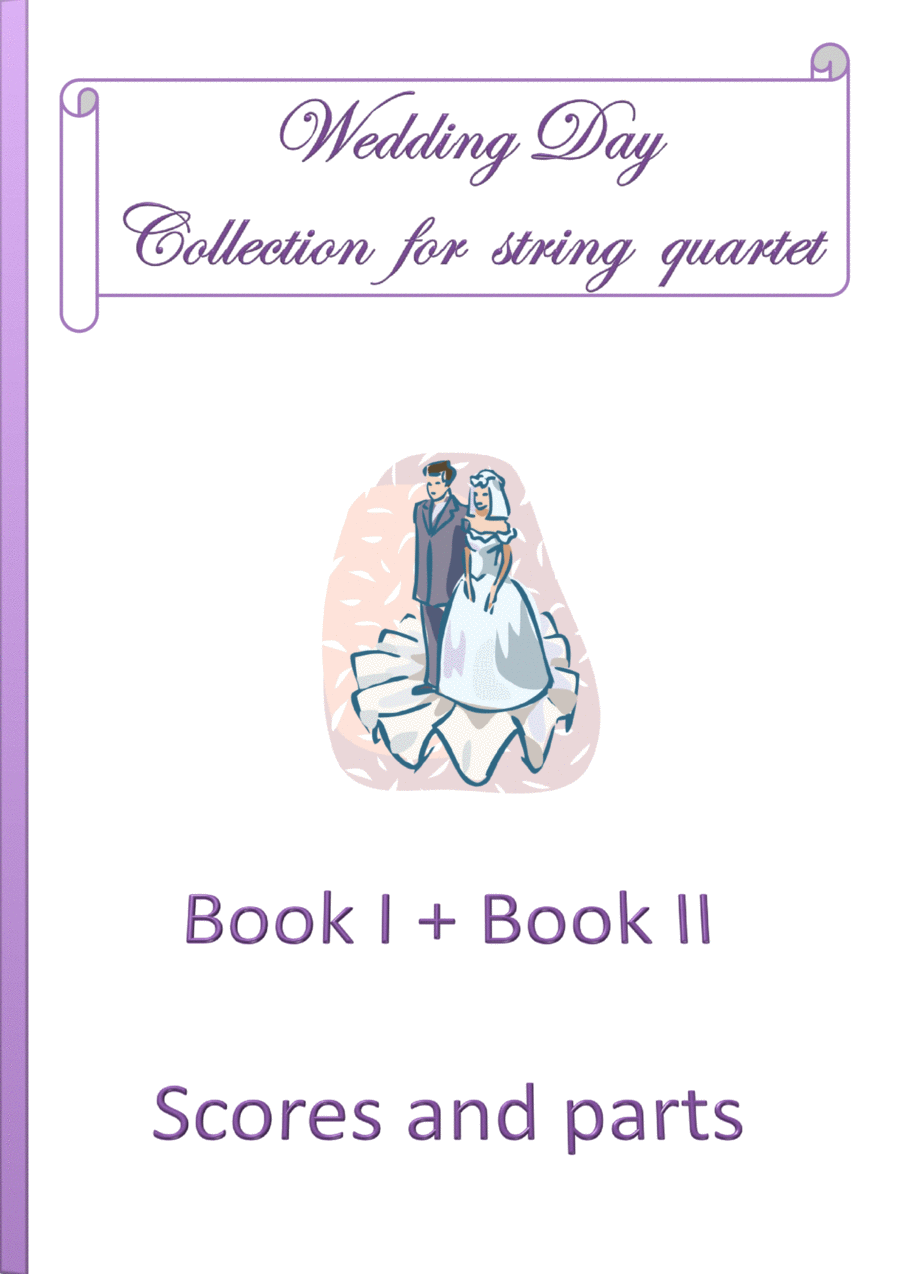 Wedding Day Collection - Book 1 and Book 2 / Scores and parts String Quartet scores gallery preview page 1