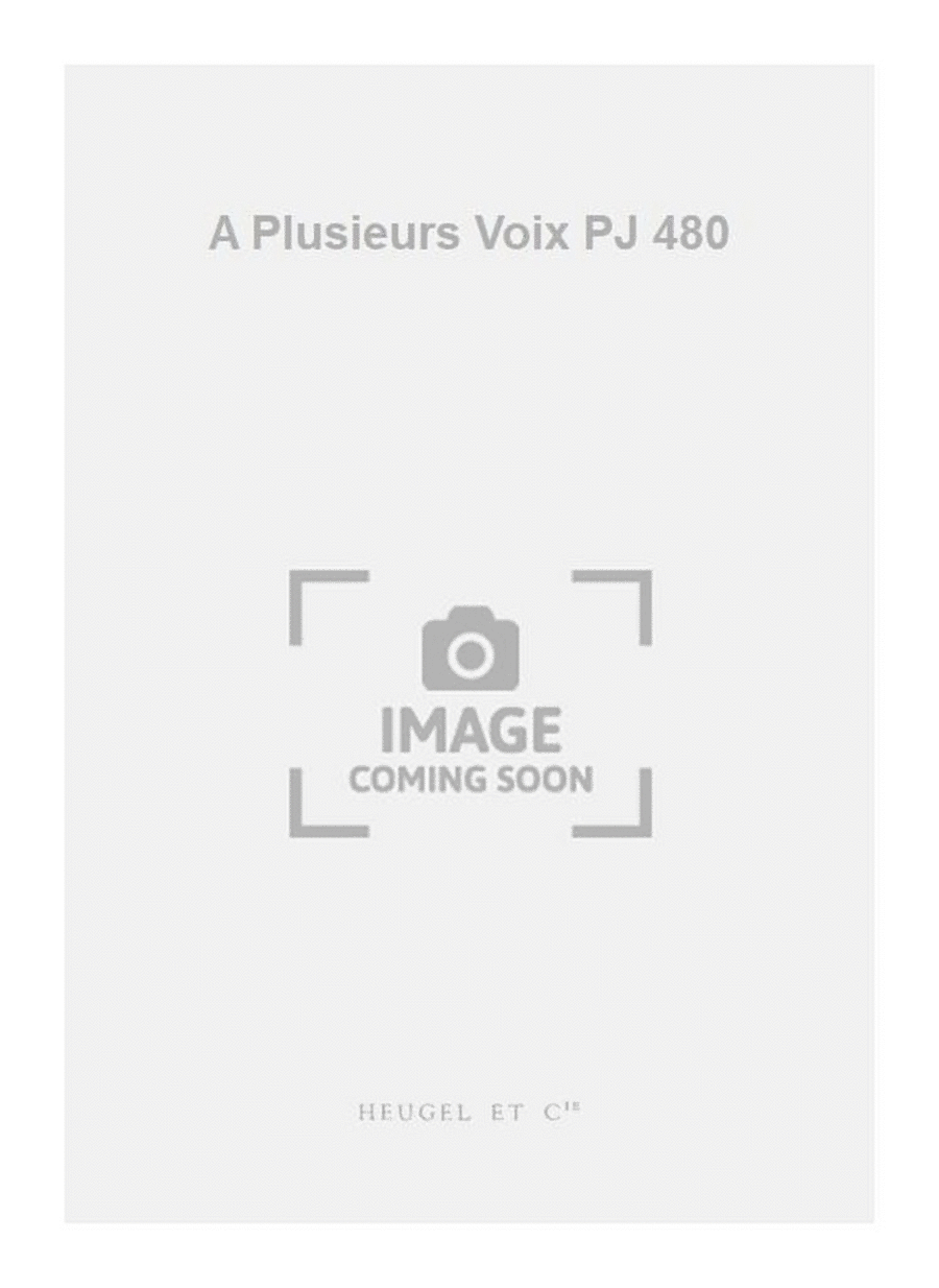A Plusieurs Voix PJ 480 4-Part scores gallery preview page 1