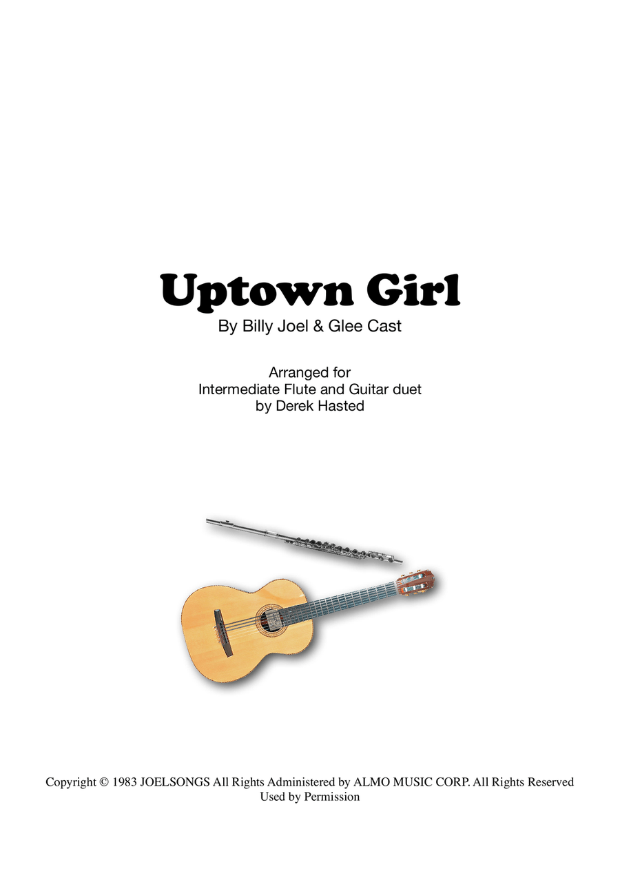 Uptown Girl Flute scores gallery preview page 1