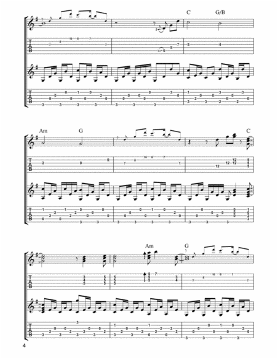 The Long Road (from Cal) by Mark Knopfler Guitar Tablature Digital Sheet Music Sheet Music