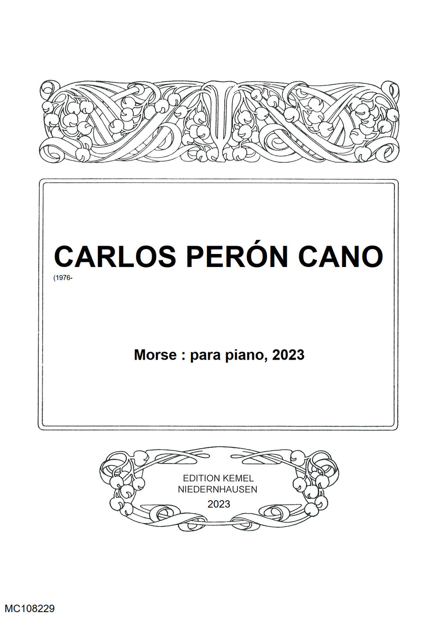 Morse Piano Solo scores gallery preview page 1