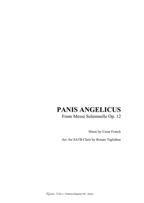 Book cover for FRANCK - PANIS ANGELICUS - For SATB Choir and Organ