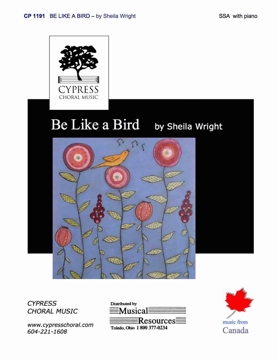 Be Like A Bird SSA scores gallery preview page 1