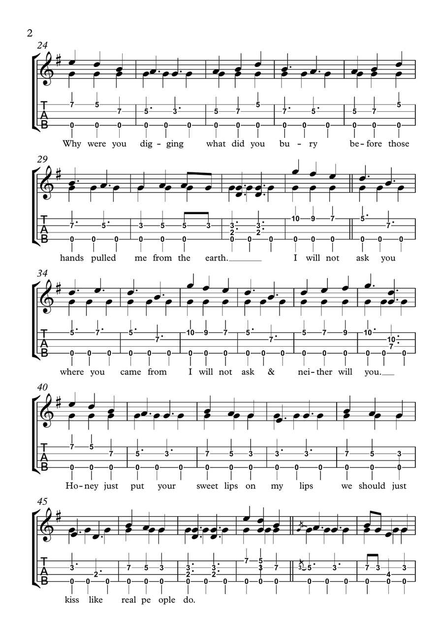 Like Real People Do Ukulele scores gallery preview page 2