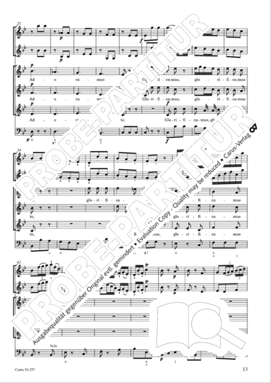 Missa Sancti Aloysii SSA scores gallery preview page 14