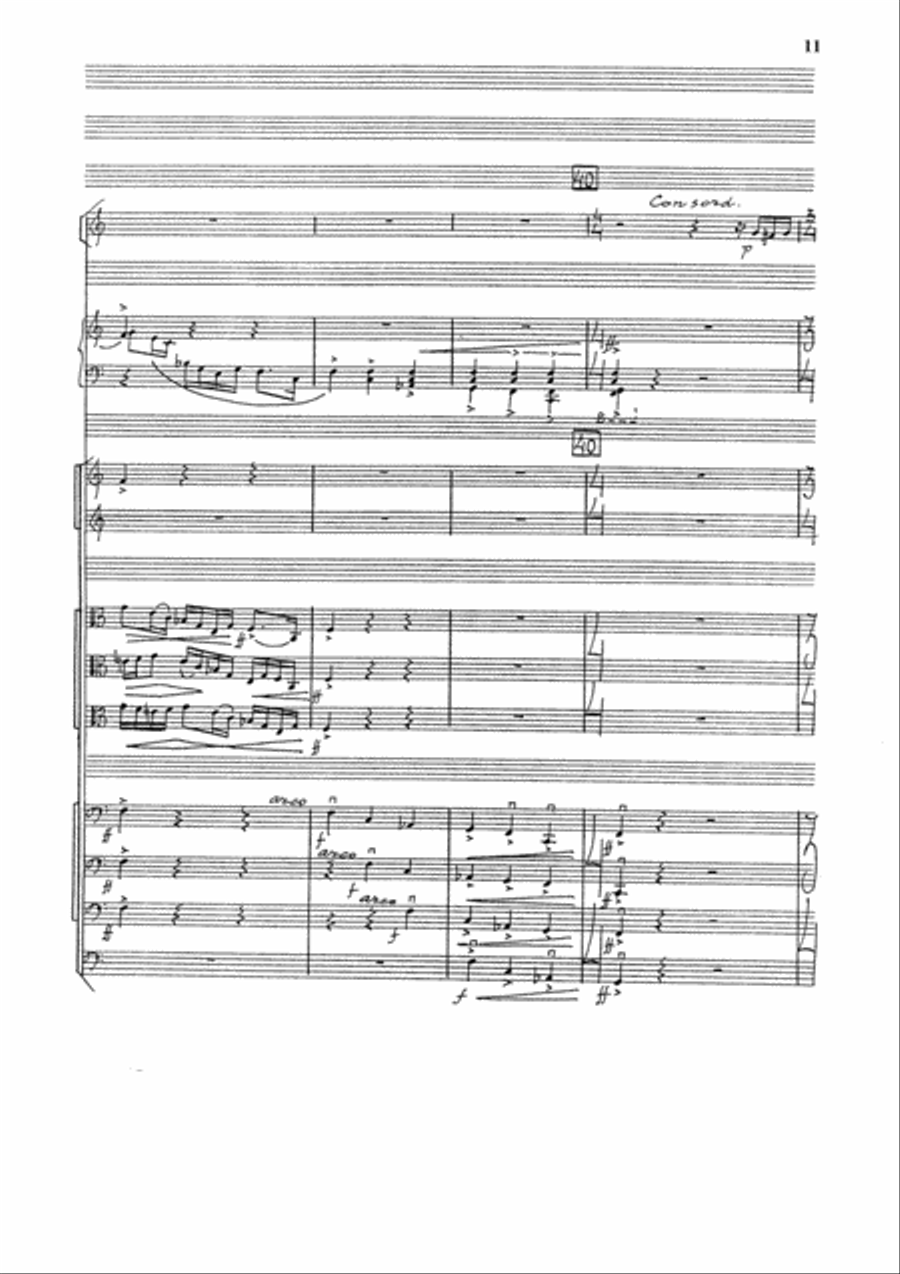 Konzert String Orchestra scores gallery preview page 11
