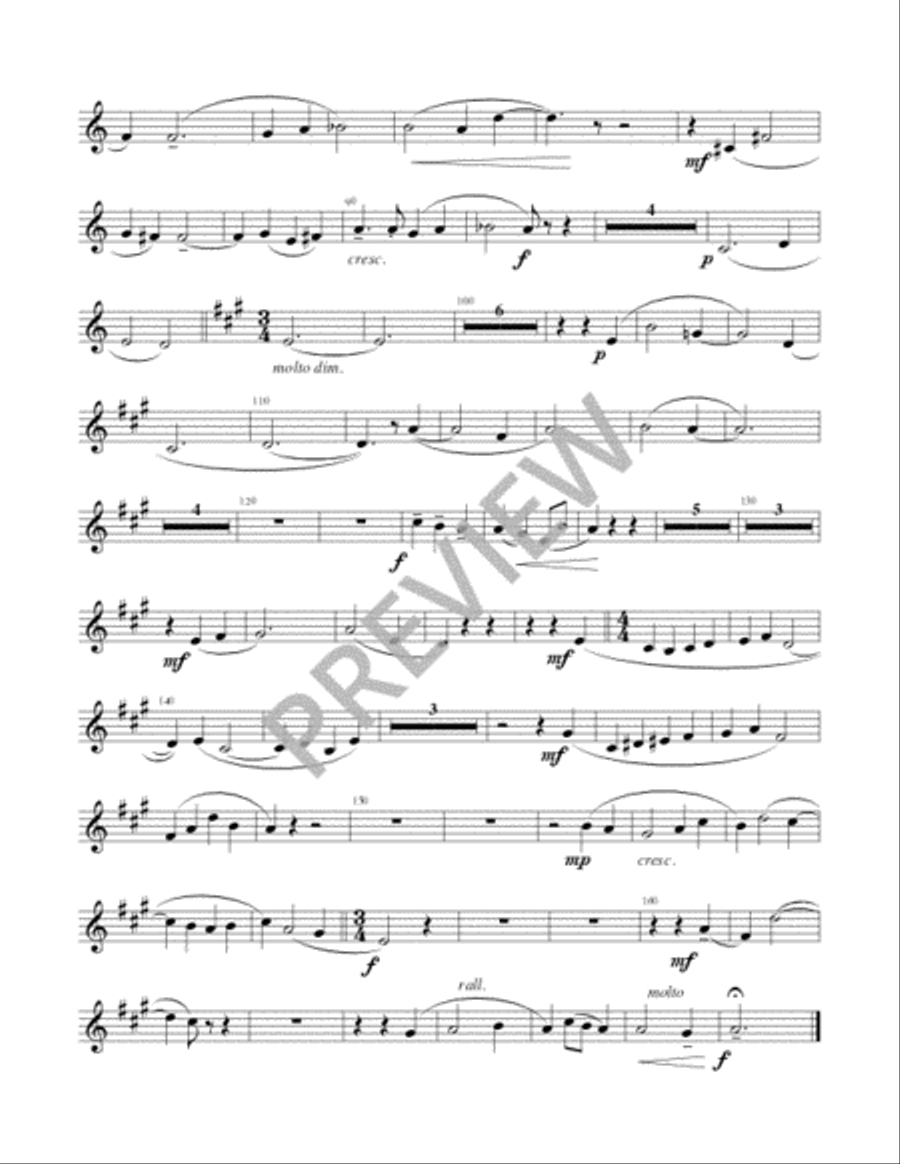 Ye Choirs of New Jerusalem - Brass Quartet edition Trombone scores gallery preview page 7