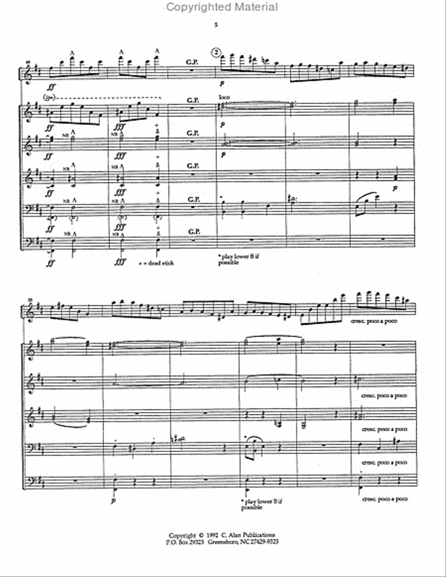 Witches' Dance Witches' Dance Percussion Ensemble scores gallery preview page 6