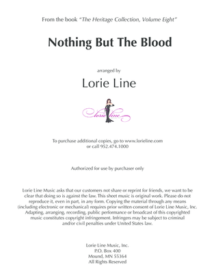 Book cover for Nothing But The Blood